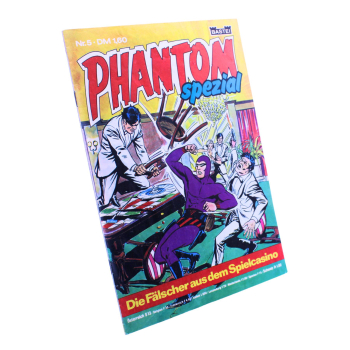 Phantom Spezial Nr. 5 (1979) – Die Fälscher aus dem Spielcasino | Bastei | hoppla-stuff.de